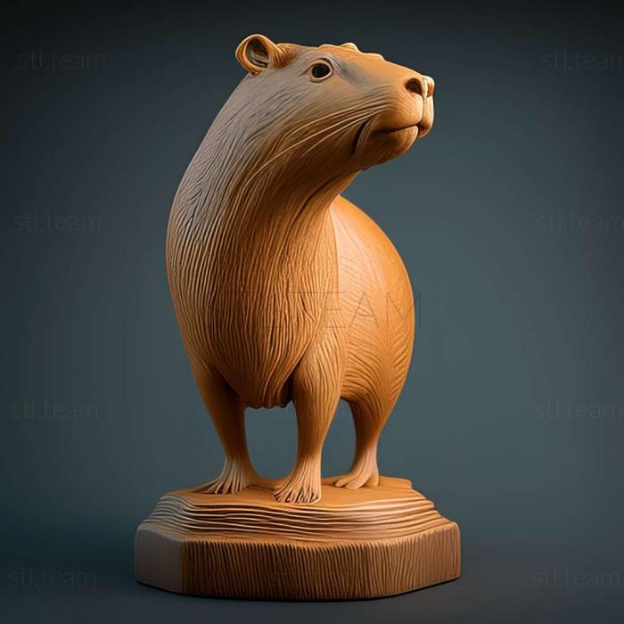 3D model Capybara (STL)